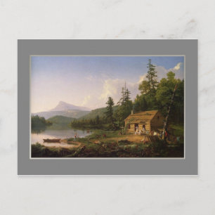 Thomas Cole, Hem i Skogen, 1847. Vykort
