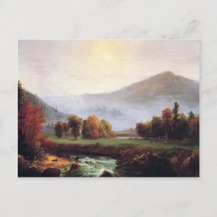 Thomas Cole- Morgonman Stigning i Plymouth Vykort
