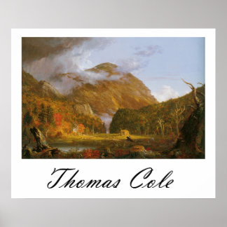 Thomas Cole Notch från de vita bergen Poster