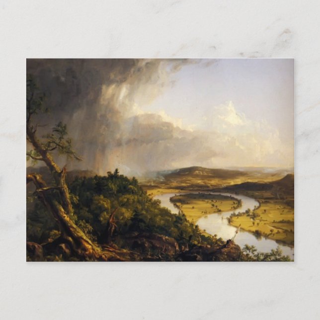Thomas Cole- Oxbow, Connecticut River Vykort (Framsida)