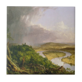 Thomas Cole Oxbow the Connecticut River Kakelplatta