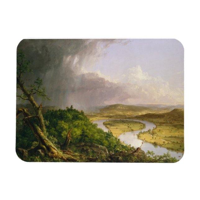 Thomas Cole Oxbow the Connecticut River Magnet (Horisontell)