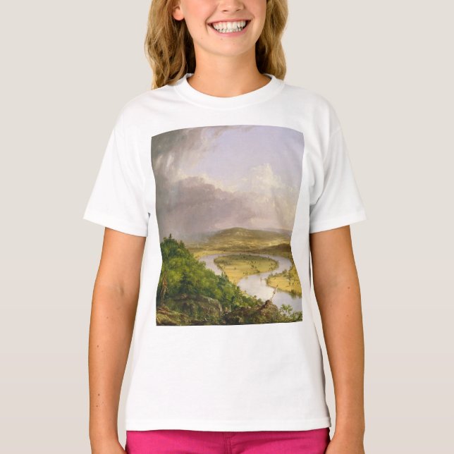 Thomas Cole Oxbow the Connecticut River T Shirt (Framsida)