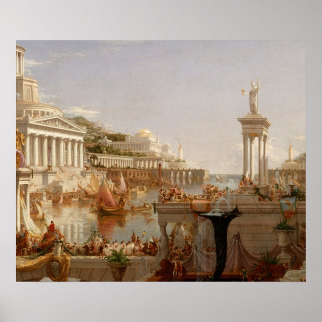 Thomas Cole Perfection the Course of the Empire Poster (Framsidan)