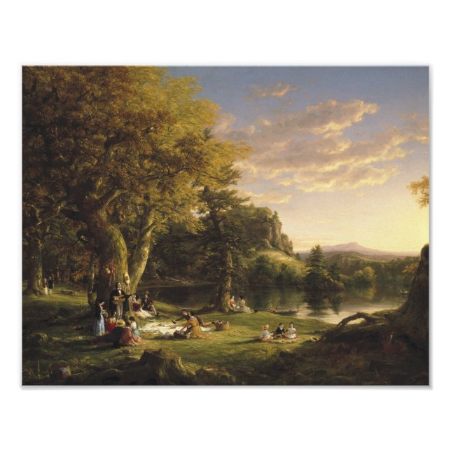 Thomas Cole - Pic-Nic Fototryck (Framsidan)