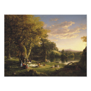 Thomas Cole - Pic-Nic Fototryck