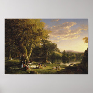 Thomas Cole - Pic-Nic Poster