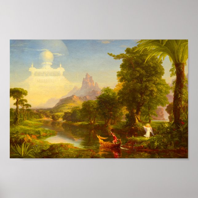 Thomas Cole Poster sin resa till Life Youth (Framsidan)