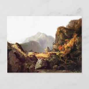 Thomas Cole-Scene från "Mohicans sista" Vykort