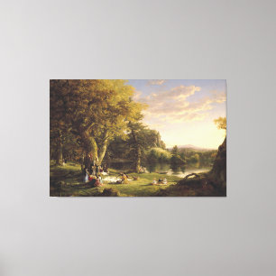 Thomas Cole The Pic-Nic Canvastryck