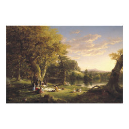 Thomas Cole The Pic-Nic Fototryck