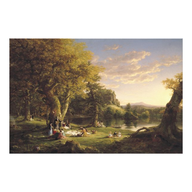 Thomas Cole The Pic-Nic Fototryck (Framsidan)