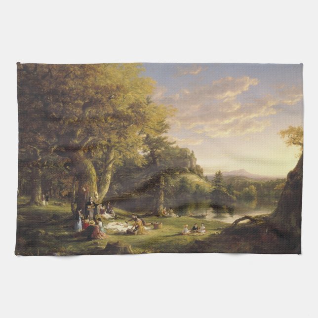 Thomas Cole The Pic-Nic Kökshandduk (Horisontell)