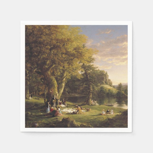 Thomas Cole The Pic-Nic Pappersservett (Framsidan)