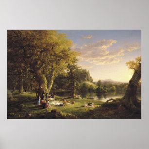 Thomas Cole The Pic-Nic Poster