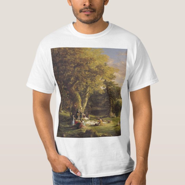 Thomas Cole The Pic-Nic T Shirt (Framsida)