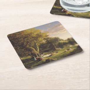 Thomas Cole The Pic-Nic Underlägg Papper Kvadrat
