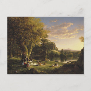 Thomas Cole - The Pic-Nic Vykort