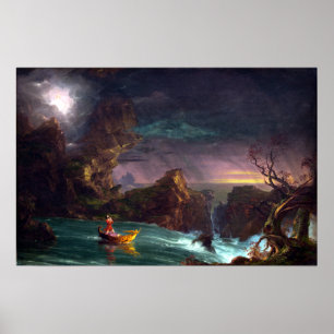 Thomas Cole The Voyage of Life Mannature Poster