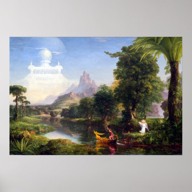 Thomas Cole The Voyage of Life Youth Poster (Framsidan)