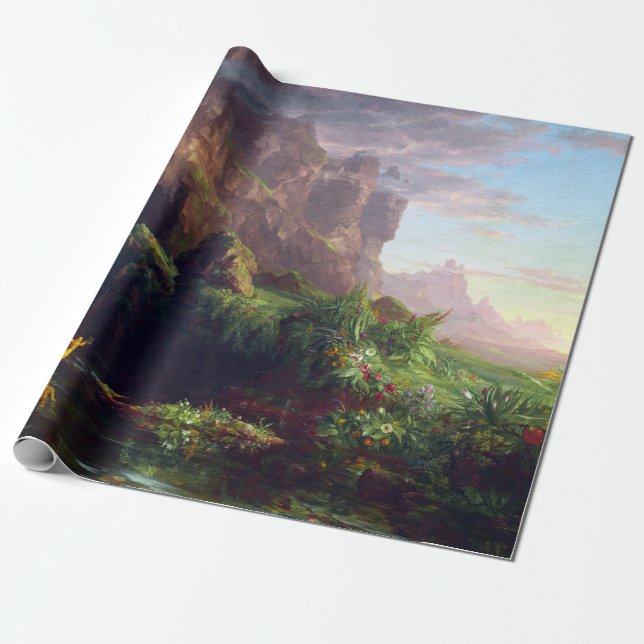 Thomas Cole Voyage of Life Childnature Presentpapper (Utrullad)