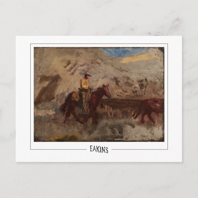 Thomas Eakins #10 - Fin Art-vykort Vykort (Framsida)