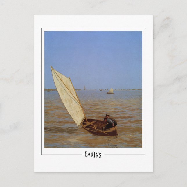 Thomas Eakins #12 - Finkonstkort Vykort (Framsida)