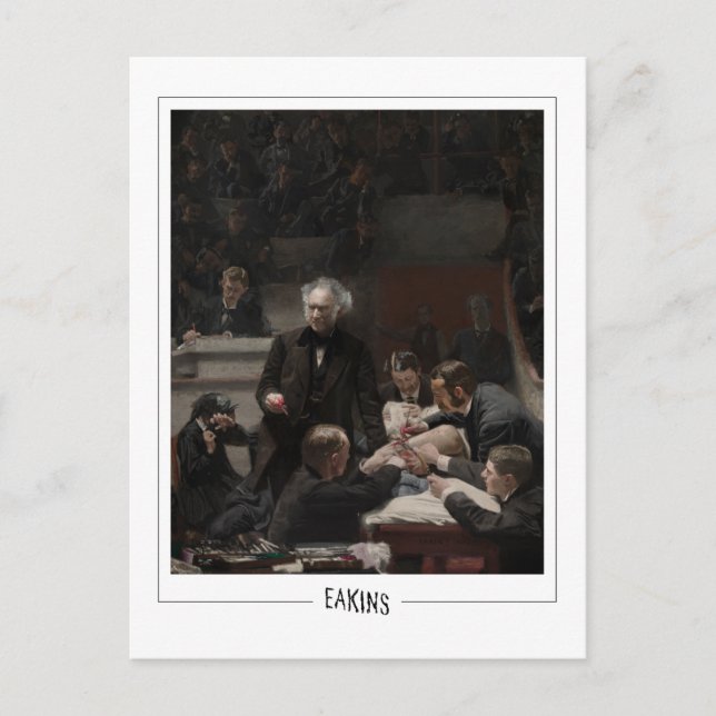 Thomas Eakins #15 - Finkonstkort Vykort (Framsida)