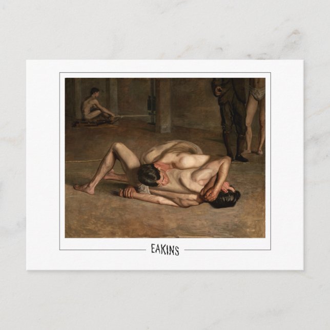 Thomas Eakins #16 - Fine Art Postcard Vykort (Framsida)