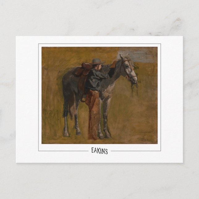 Thomas Eakins #20 - Finkonstkort Vykort (Framsida)