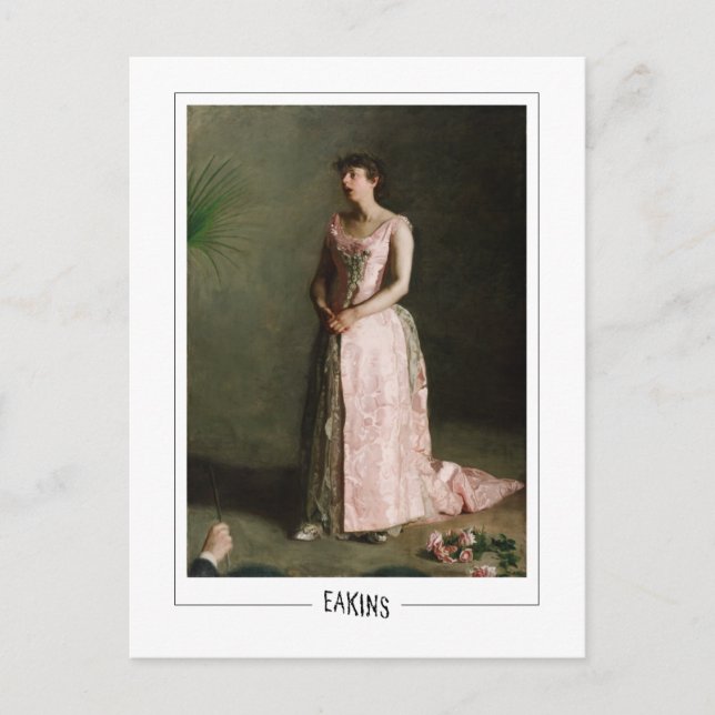 Thomas Eakins #22 - Fine Art Postcard Vykort (Framsida)