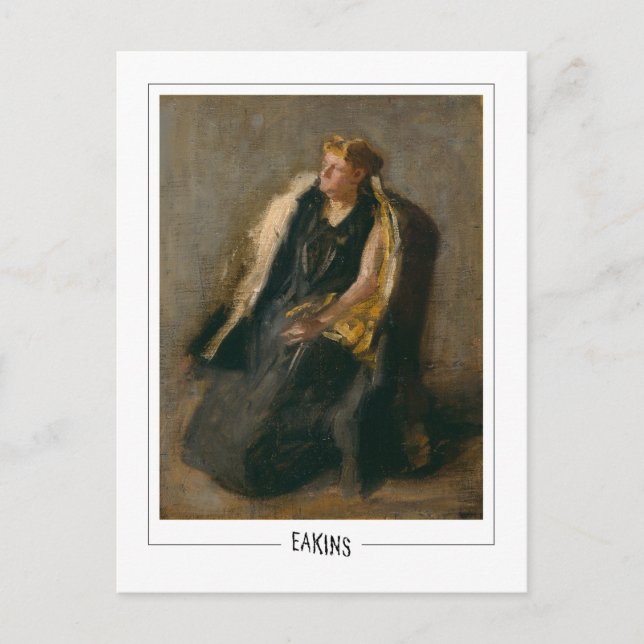 Thomas Eakins #2 - Finkonstkort Vykort (Framsida)