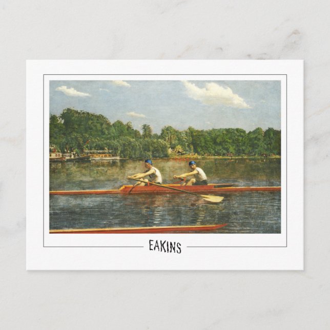 Thomas Eakins #3 - Finkonstkort Vykort (Framsida)