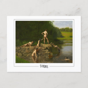 Thomas Eakins #414 - Fine Art Postcard Vykort