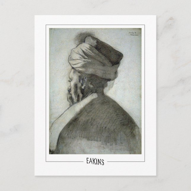 Thomas Eakins #468 - Fine Art Postcard Vykort (Framsida)