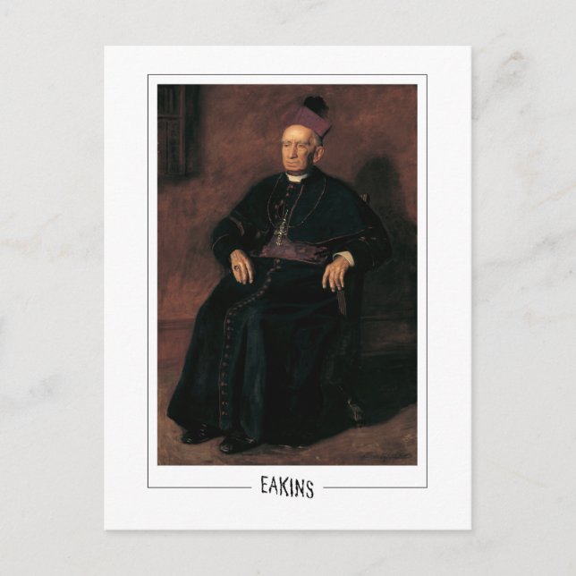 Thomas Eakins #7 - Finkonstkort Vykort (Framsida)