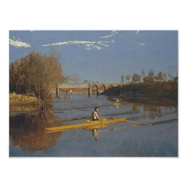 Thomas Eakins - Champion Single Sculls Fototryck (Framsidan)
