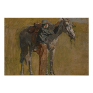 Thomas Eakins - Cowboy: Study for Cowboys Fototryck