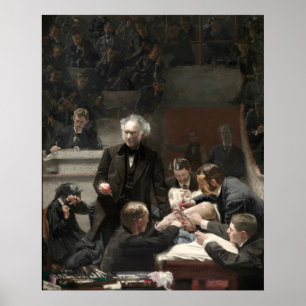 Thomas Eakins den brutto- kliniken Poster