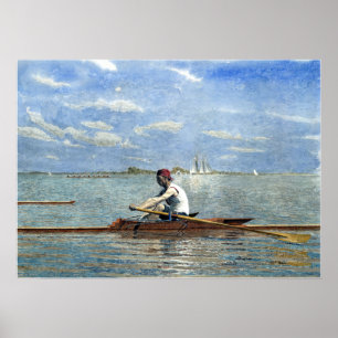 Thomas Eakins John Biglin i en enda sccull Poster