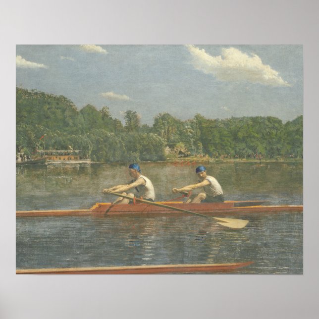 Thomas Eakins - Tävlan Biglin Brothers Poster (Framsidan)