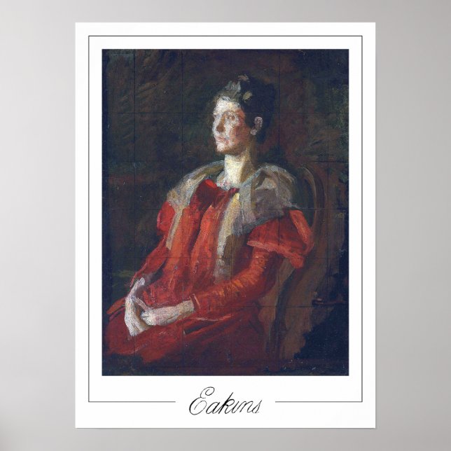 Thomas Eakins Zedign Art Poster nr 121 (Framsidan)