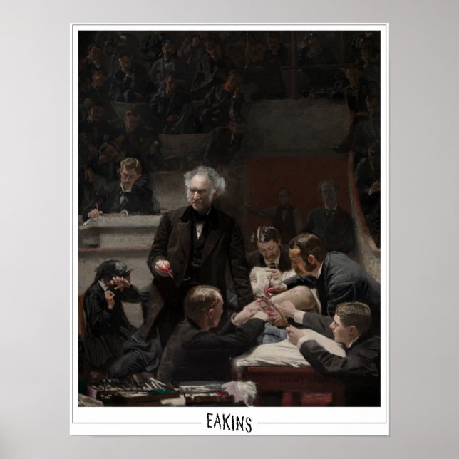 Thomas Eakins Zedign Art Poster nr 15 (Framsidan)