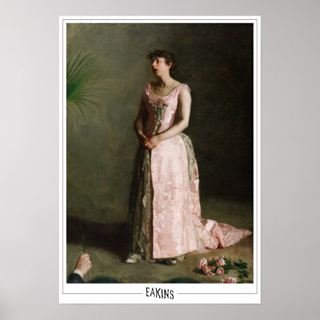 Thomas Eakins Zedign Art Poster nr 22 (Framsidan)
