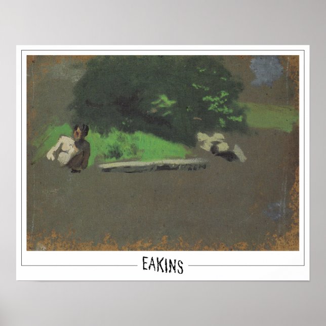 Thomas Eakins Zedign Art Poster nr 376 (Framsidan)