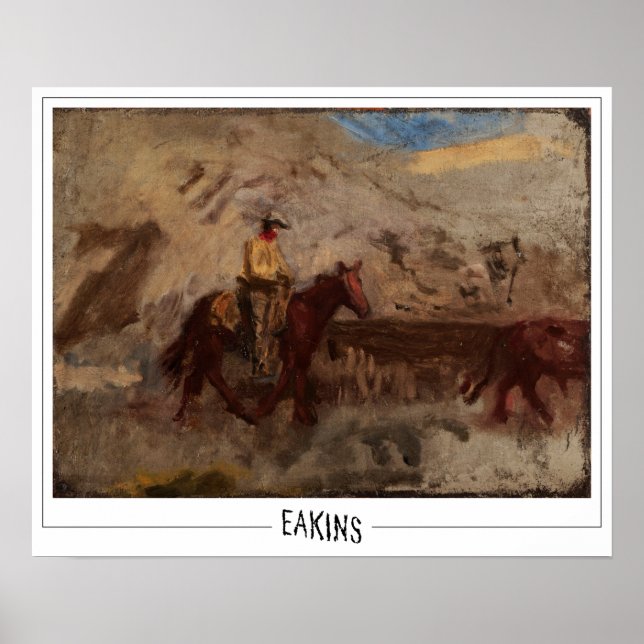 Thomas Eakins Zedign konstaffisch #10 Poster (Framsidan)