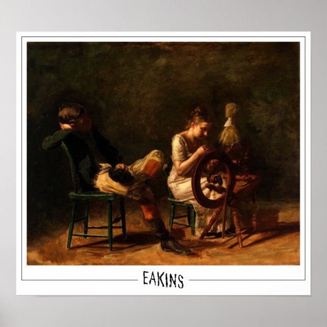 Thomas Eakins Zedign konstaffisch #21 Poster (Framsidan)