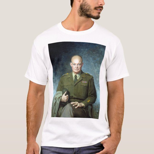 Thomas Edgar Stephens Dwight D. Eisenhower T Shirt (Framsida)