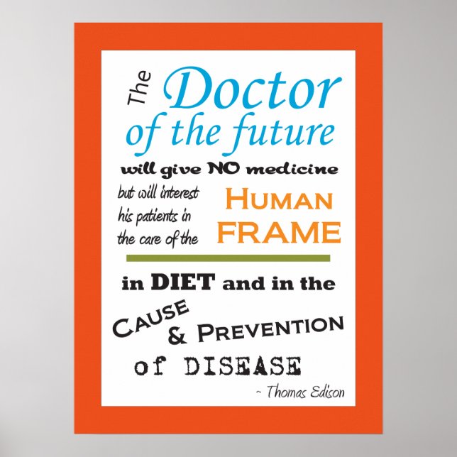Thomas Edison Doktor of Future Poster Customize (Framsidan)