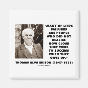 Thomas Edison-fel nära lyckad start Magnet